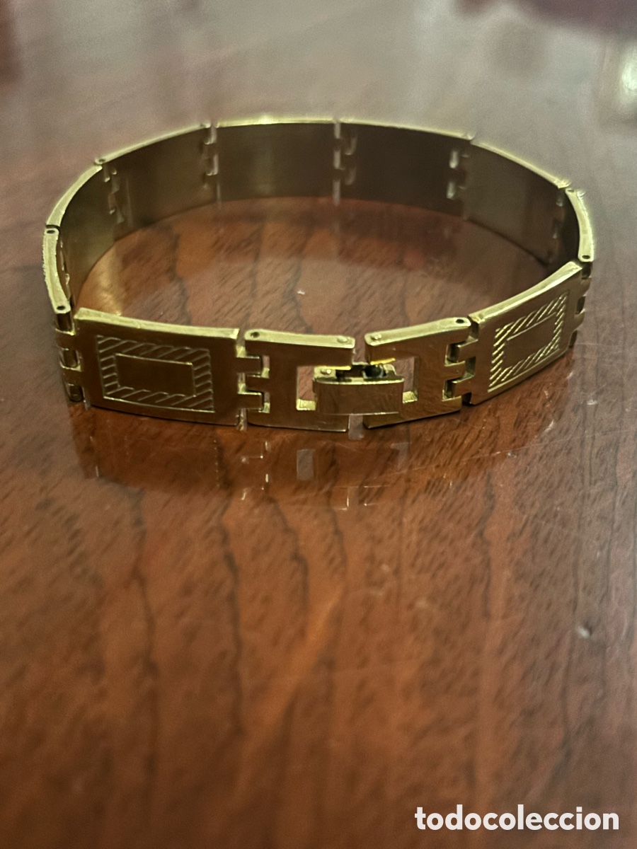 Joyeria: Pulsera de metal dorado - Foto 3