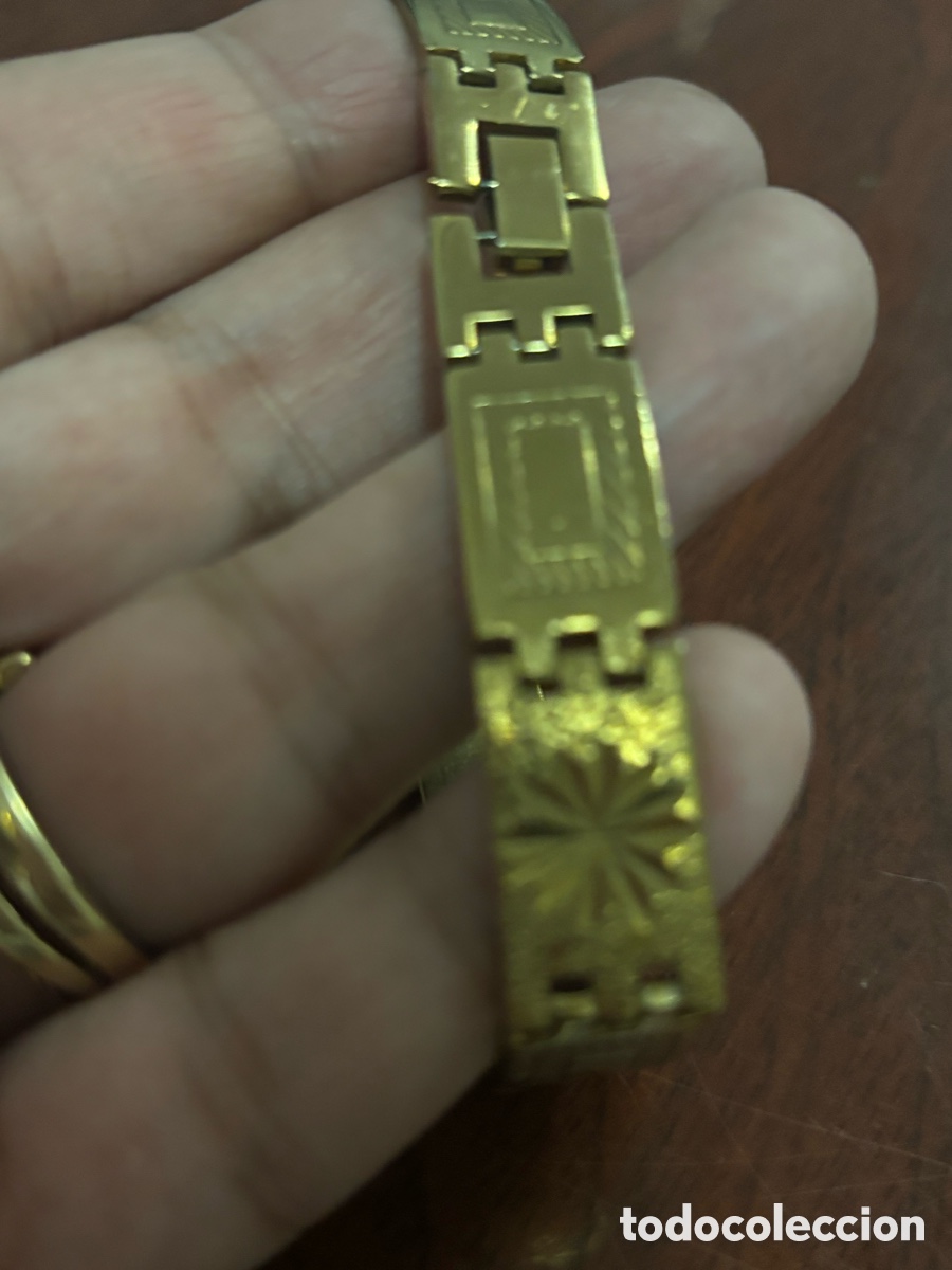 Joyeria: Pulsera de metal dorado - Foto 4