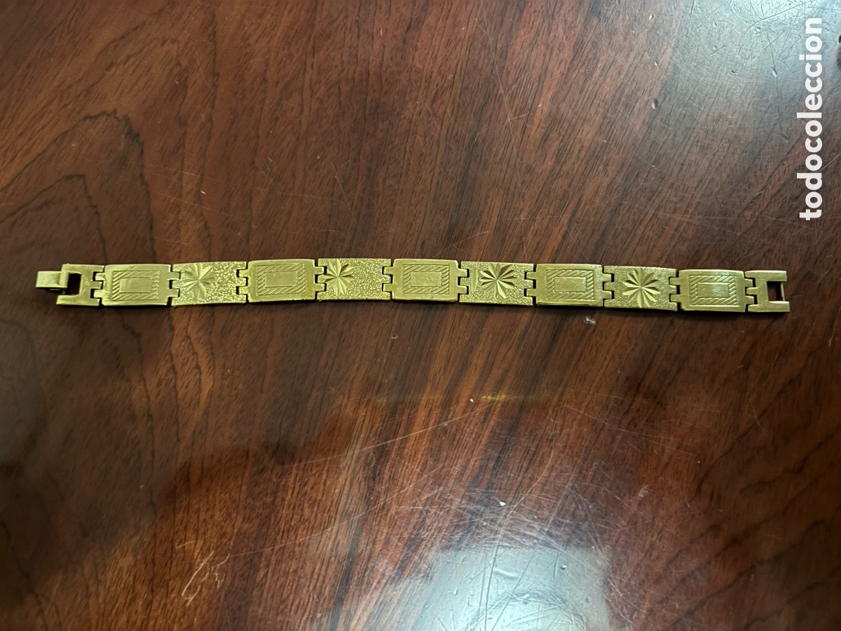 Joyeria: Pulsera de metal dorado - Foto 1