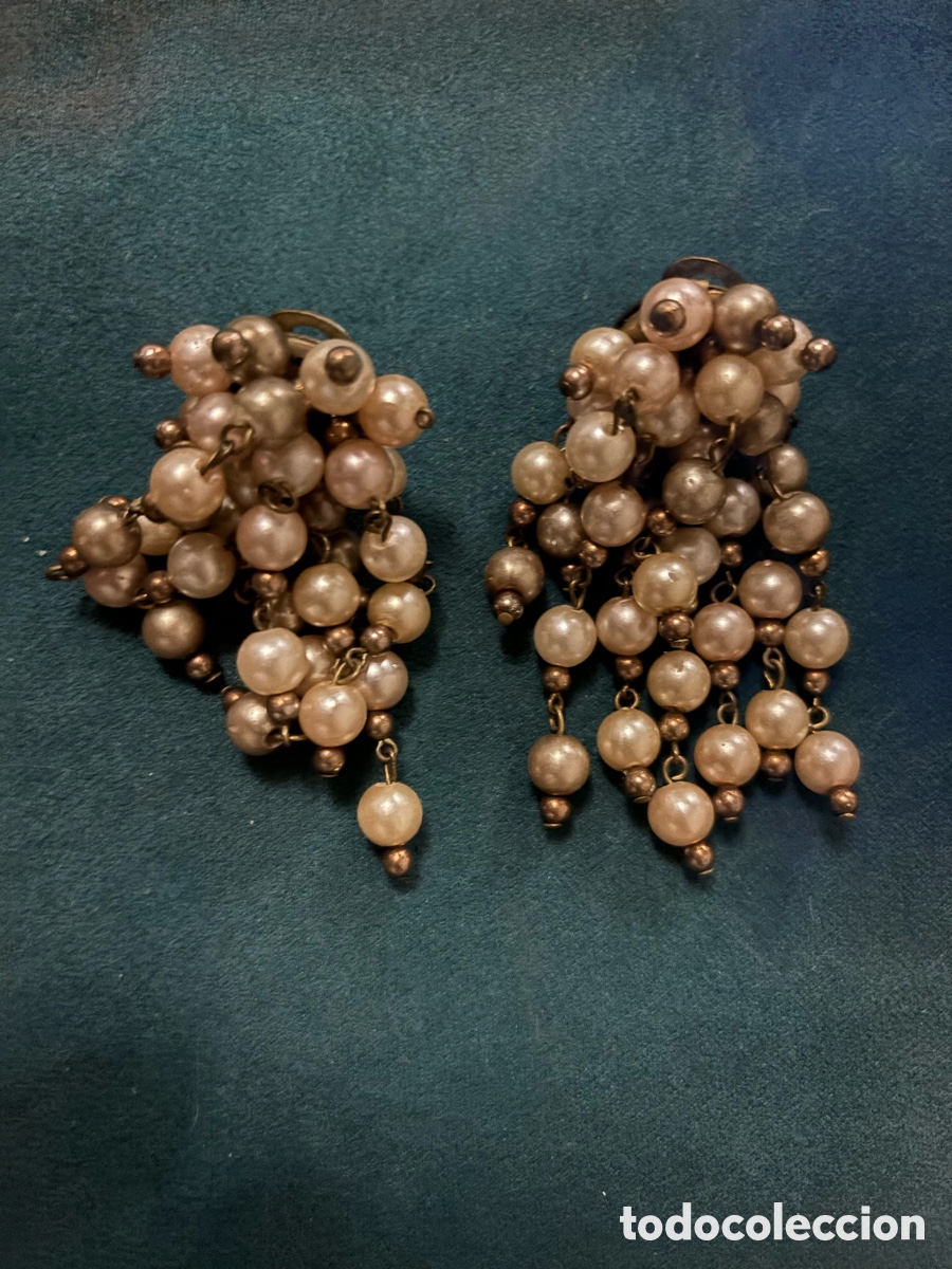 Joyeria: Pendientes imitaci&oacute;n perlitas - Foto 1