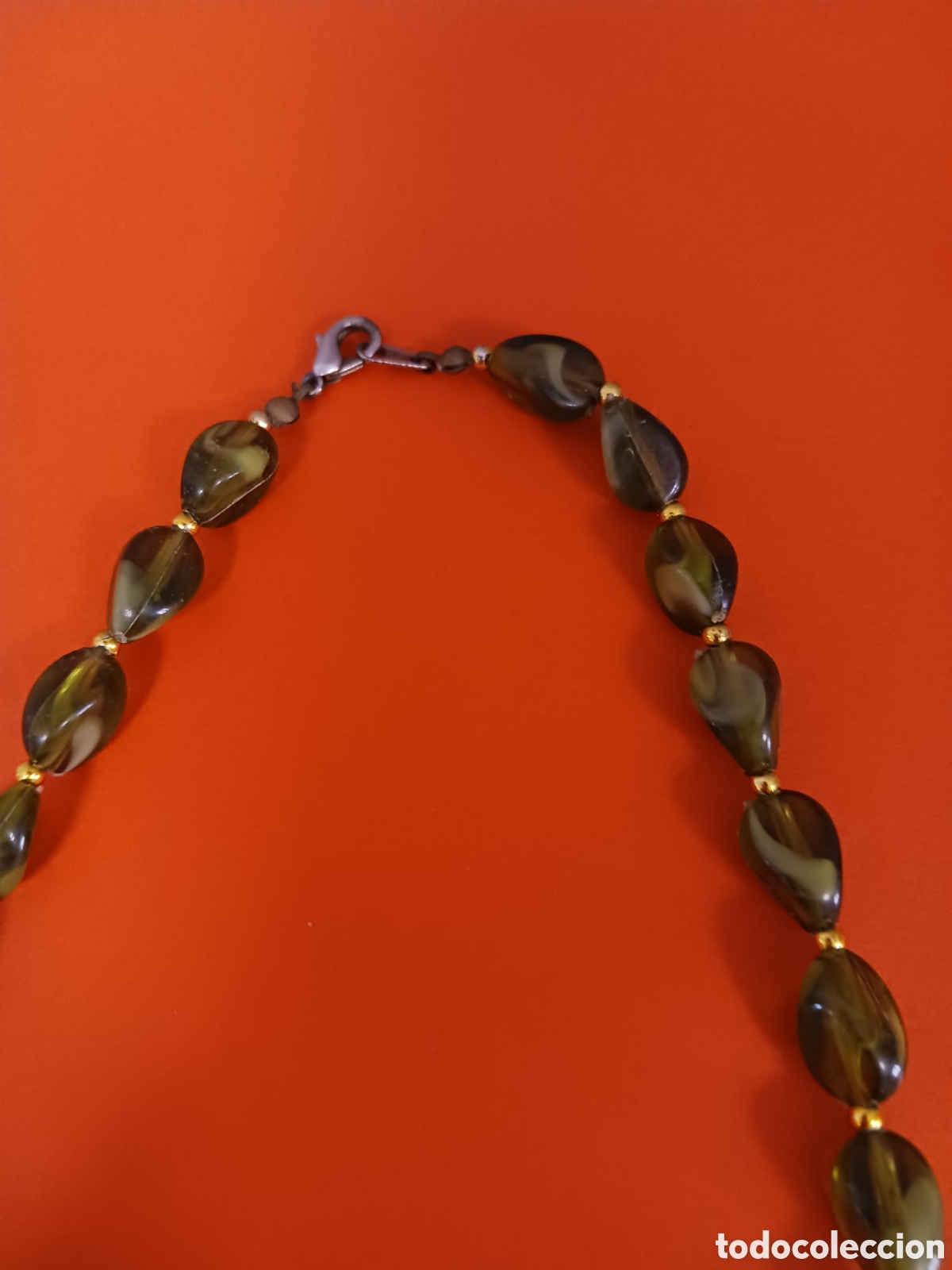 Joyeria: Collar de bisuter&iacute;a con cuentas verdes - Foto 4