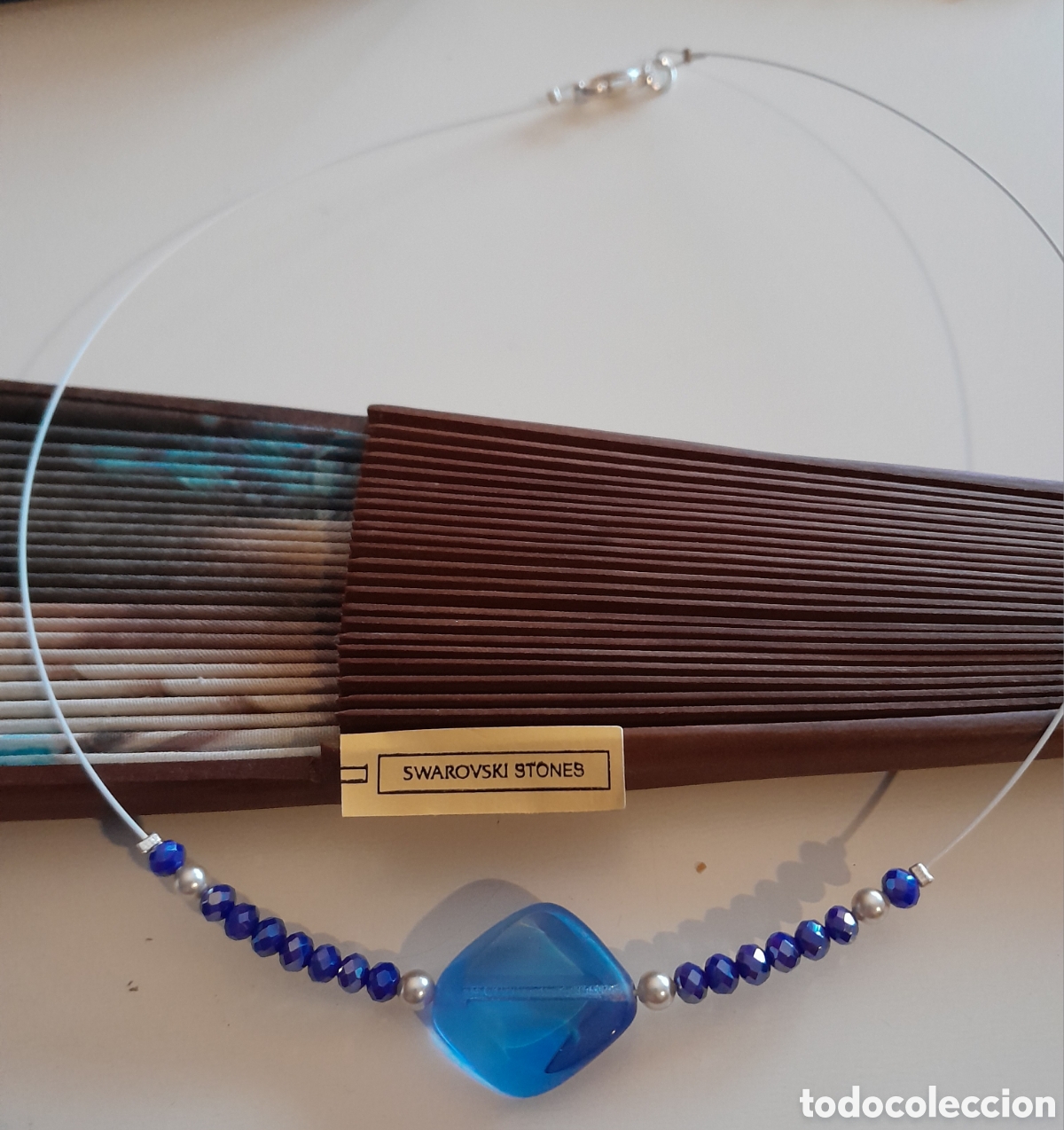 Joyeria: GARGANTILLA DE SWAROVSKI AZUL - Foto 2