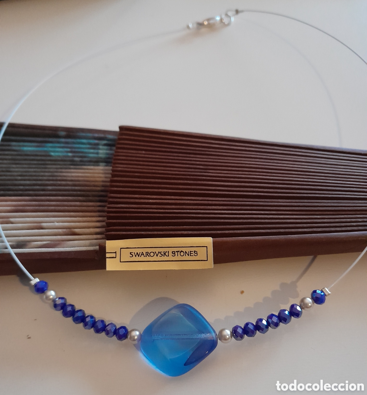 Joyeria: GARGANTILLA DE SWAROVSKI AZUL - Foto 3