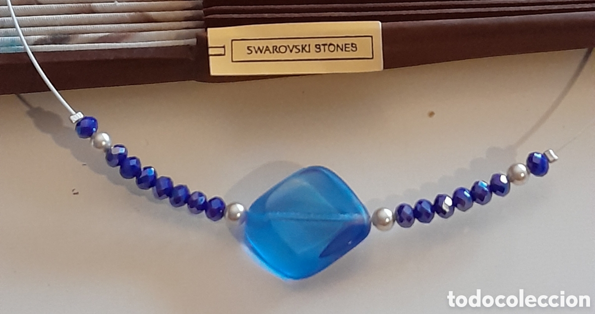 Joyeria: GARGANTILLA DE SWAROVSKI AZUL - Foto 1