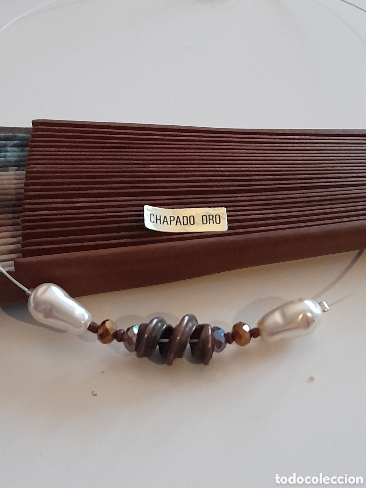 Joyeria: GARGANTILLA CON PERLAS Y CRISTAL - Foto 1