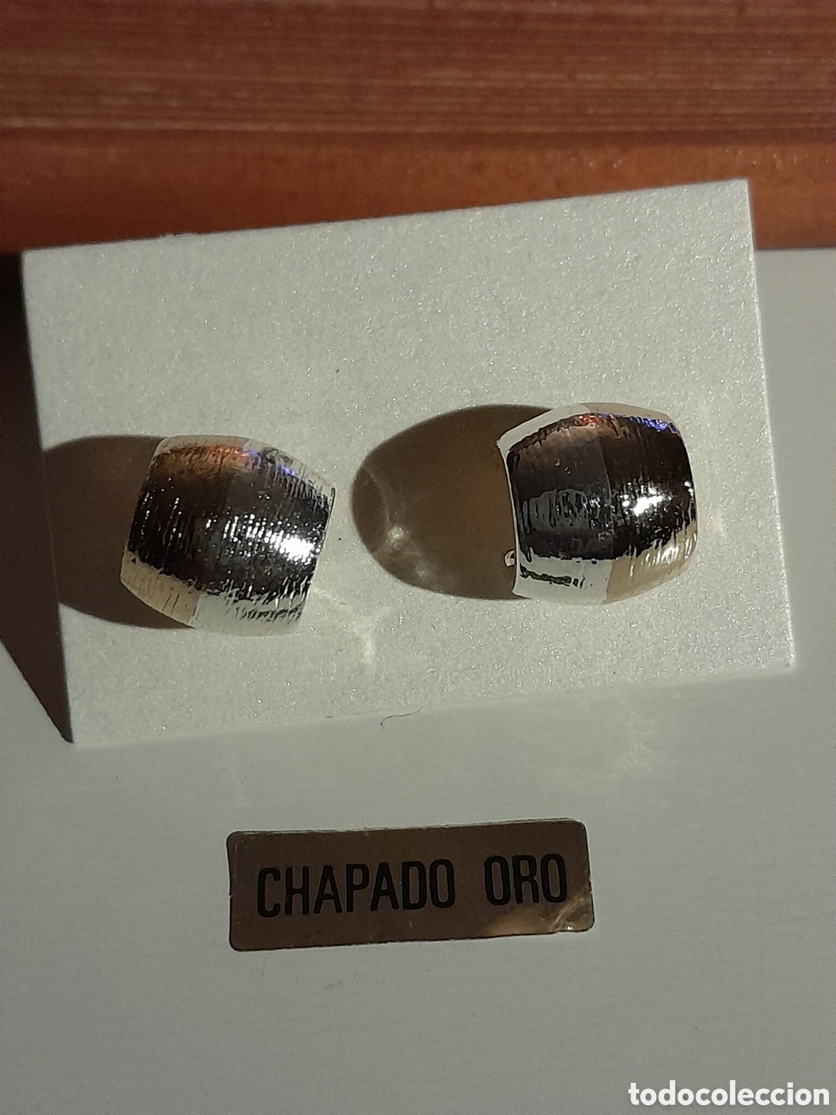 Joyeria: PENDIENTES BICOLOR DE ESTILO CARTIER.PRESION - Foto 1