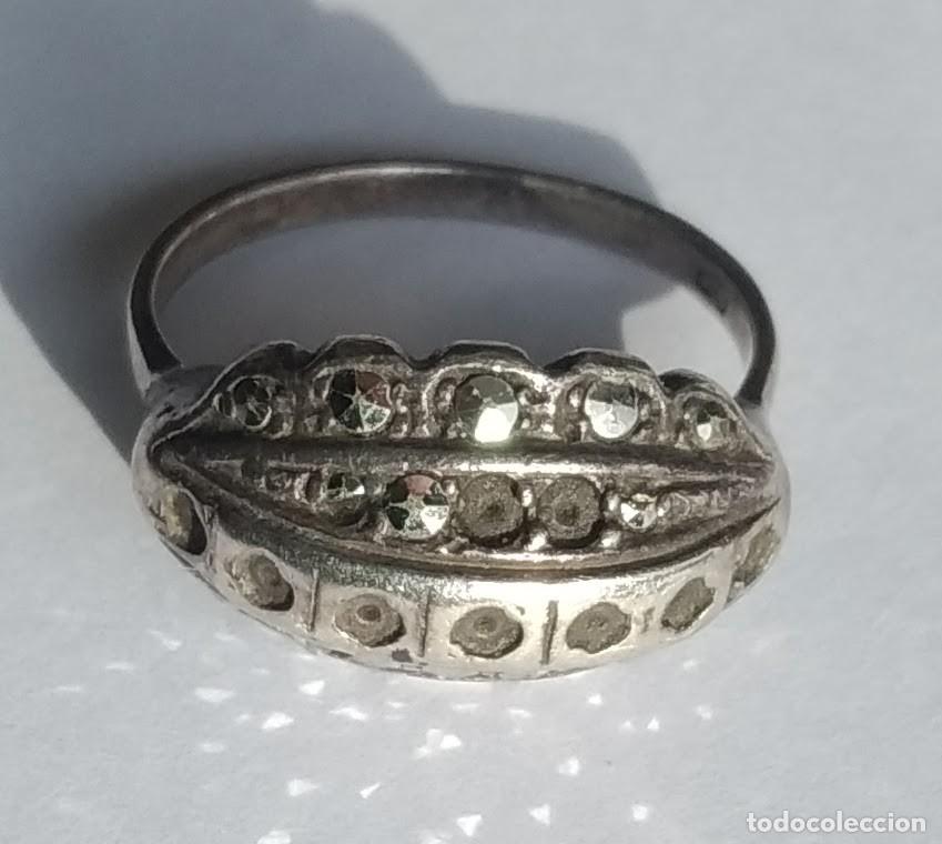 Joyeria: Anillo de plata 935 Art Dec&oacute; - Foto 3
