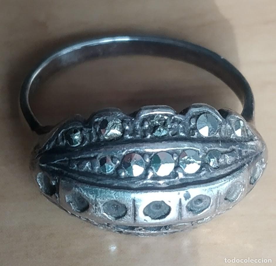 Joyeria: Anillo de plata 935 Art Dec&oacute; - Foto 1
