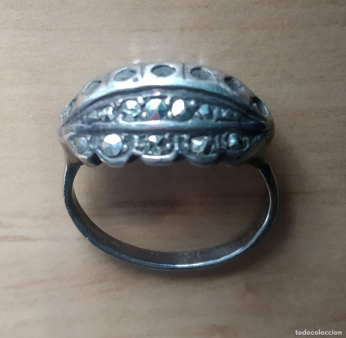 Joyeria: Anillo de plata 935 Art Dec&oacute; - Foto 4
