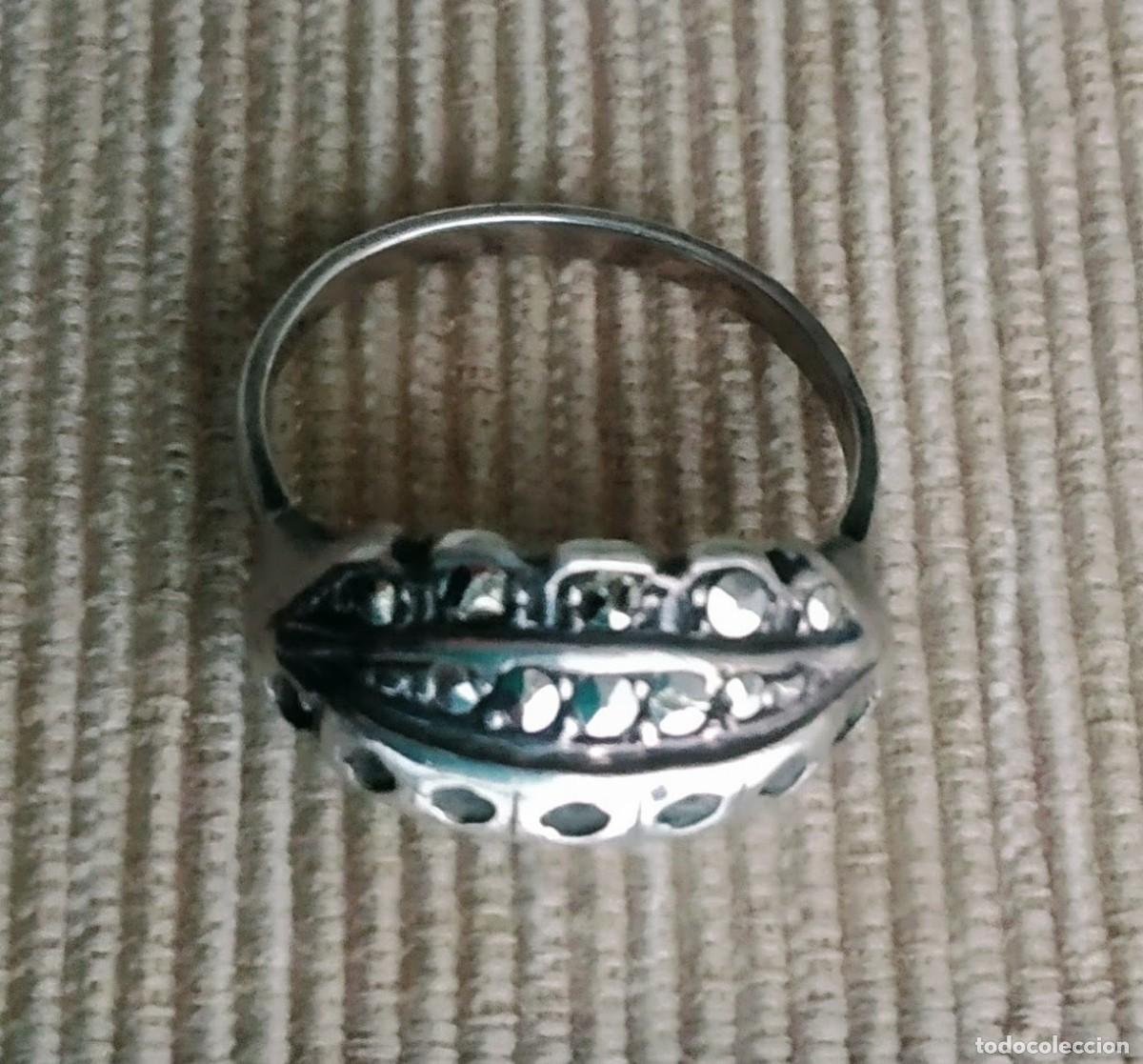 Joyeria: Anillo de plata 935 Art Dec&oacute; - Foto 2