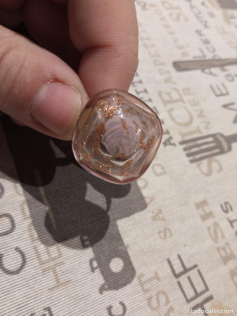 Joyeria: anillo transparente con rosa - Foto 1