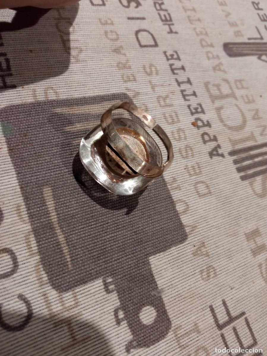 Joyeria: anillo transparente con rosa - Foto 2