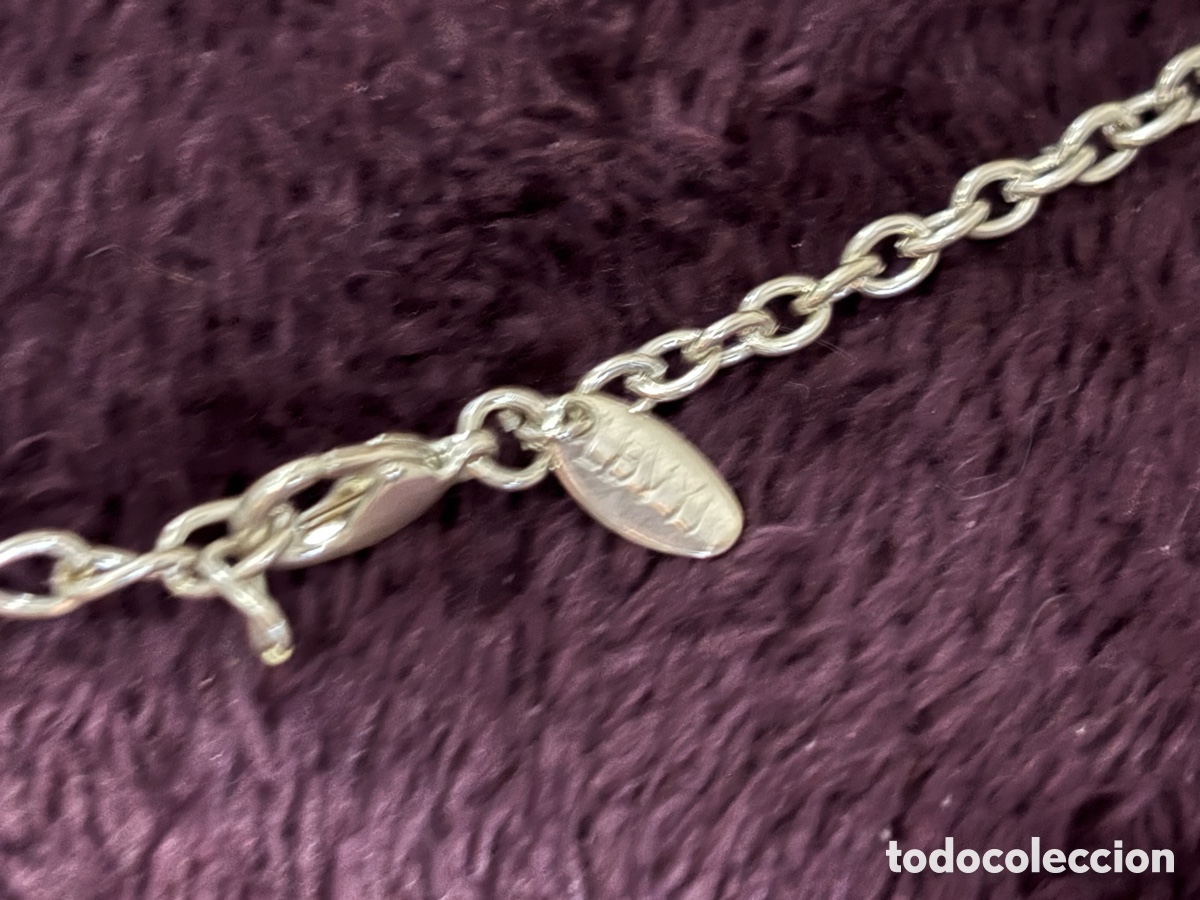 Joyeria: Colgante plateado con cadena - Foto 2