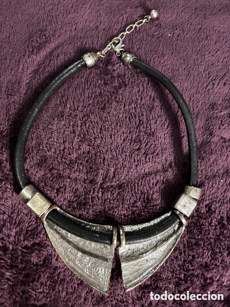 Joyeria: Gargantilla plateada vintage - Foto 2