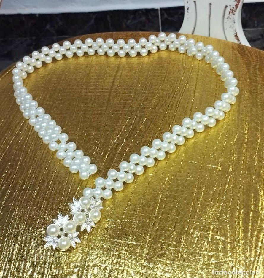 Joyeria: Bello Cinturon para mujer dise&ntilde;o perlas , El&aacute;stico, Nuevo - Foto 1