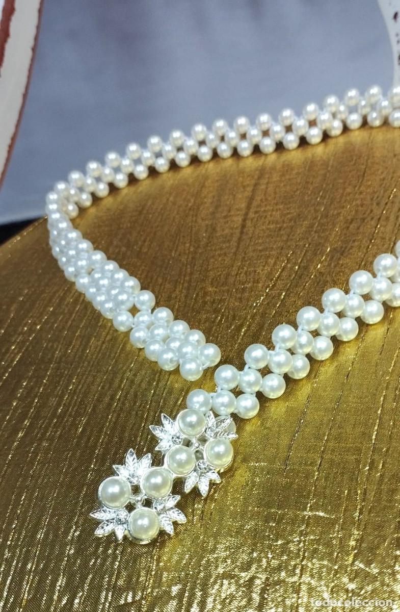 Joyeria: Bello Cinturon para mujer dise&ntilde;o perlas , El&aacute;stico, Nuevo - Foto 2