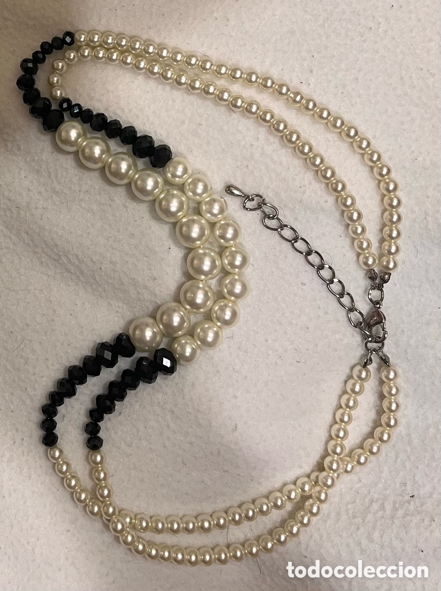 Joyeria: Collier de perles bicolores - Foto 2