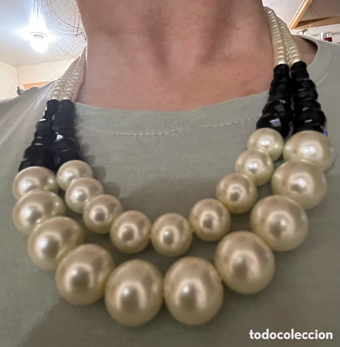 Joyeria: Collier de perles bicolores - Foto 5