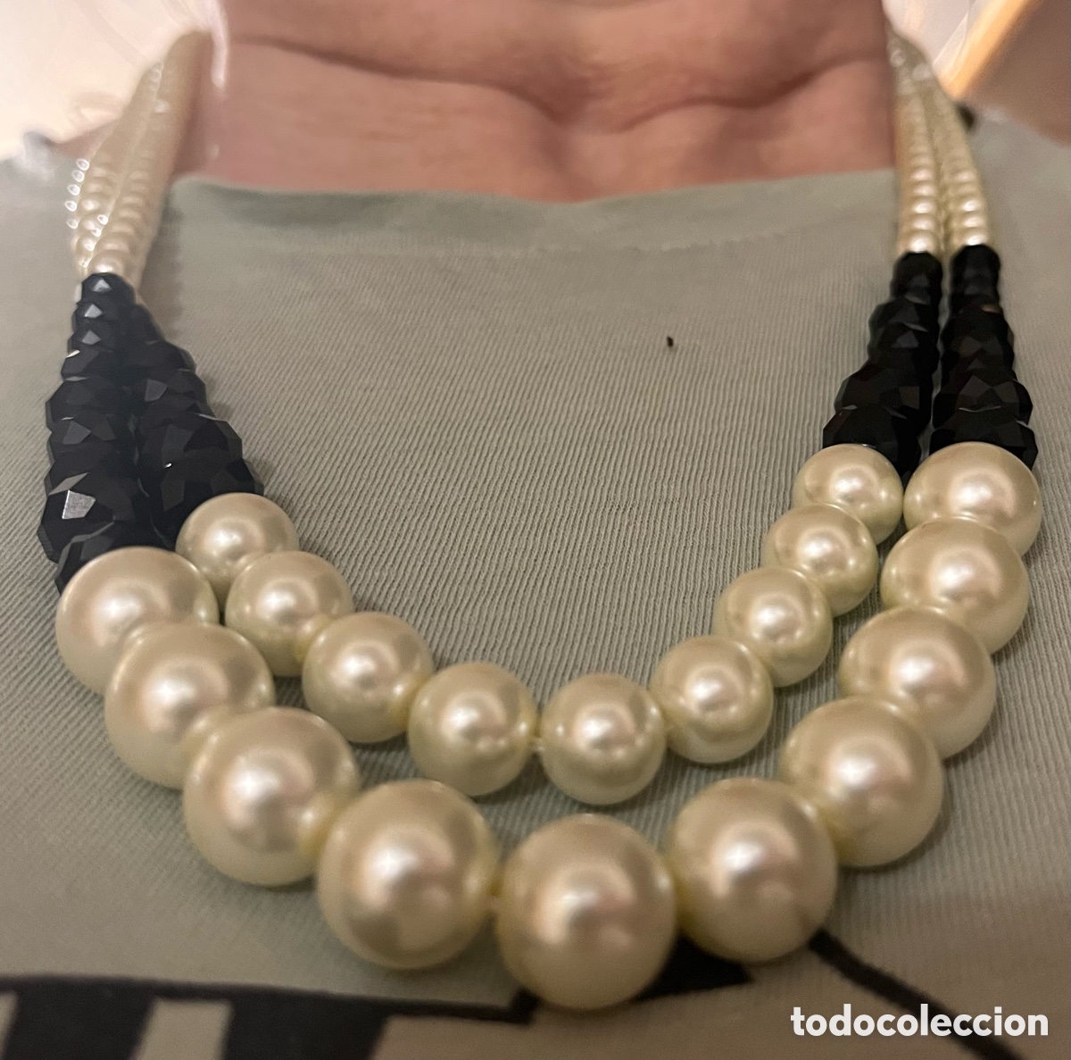 Joyeria: Collier de perles bicolores - Foto 6