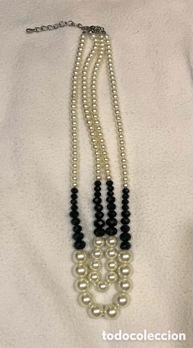 Joyeria: Collier de perles bicolores - Foto 1