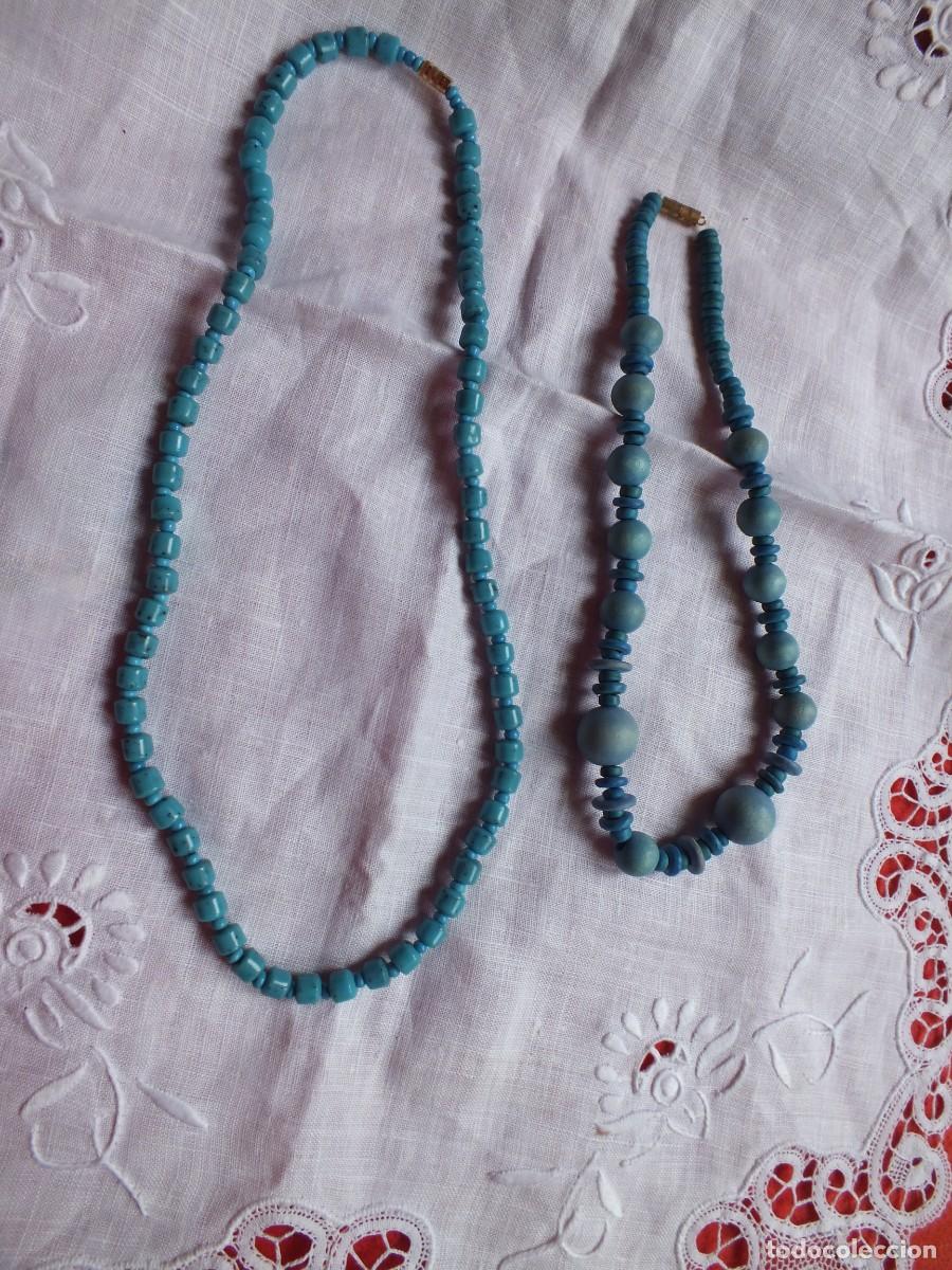 Joyeria: LOTE DOS COLLARES EN COLOR AZUL TURQUESA - Foto 2