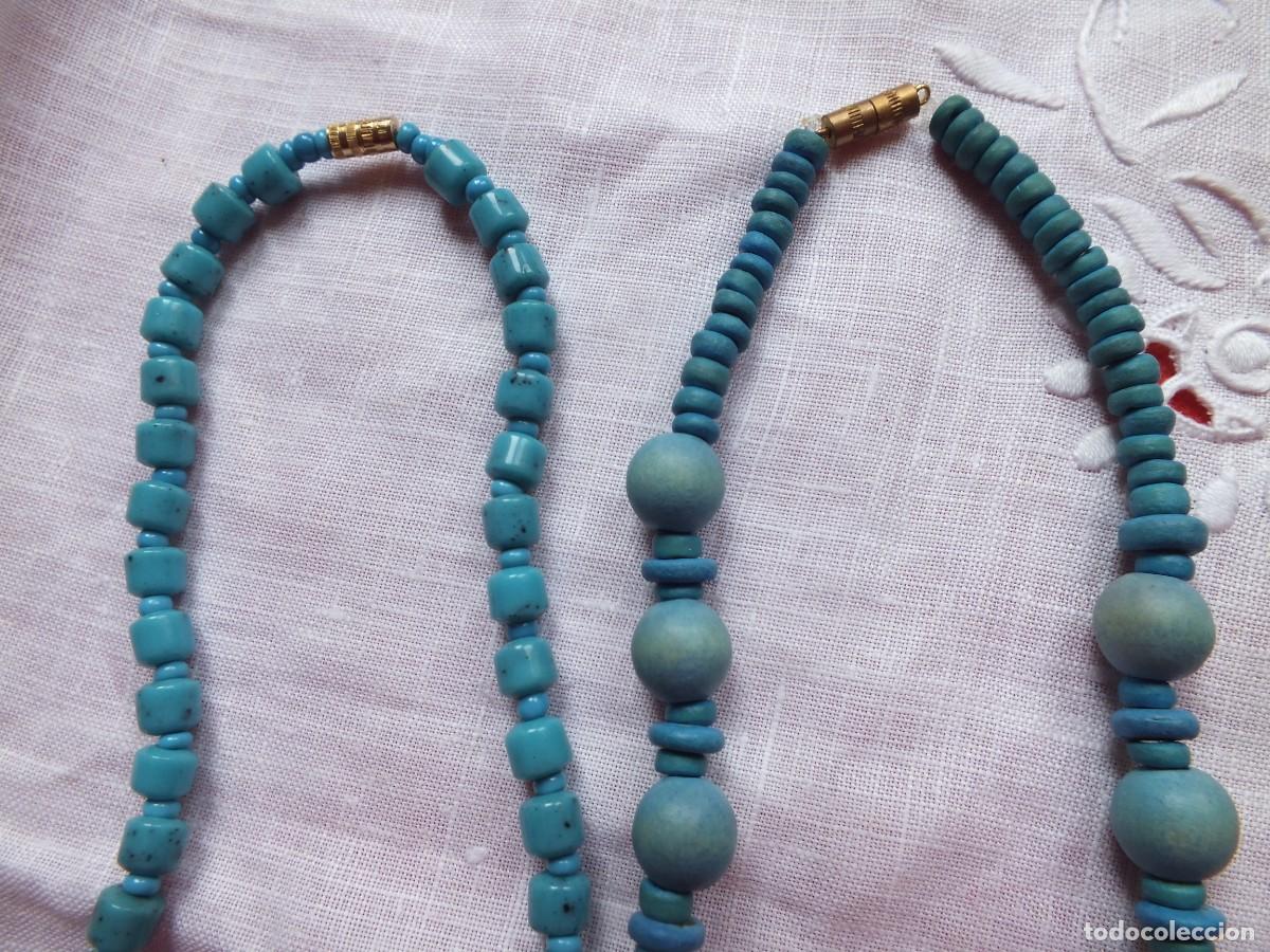 Joyeria: LOTE DOS COLLARES EN COLOR AZUL TURQUESA - Foto 3