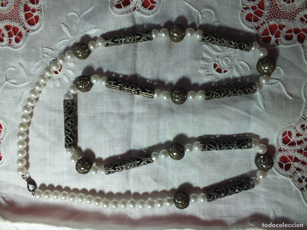 Joyeria: COLLAR DE BISUTERIA CON ABALORIOS MET&Aacute;LICOS - Foto 3