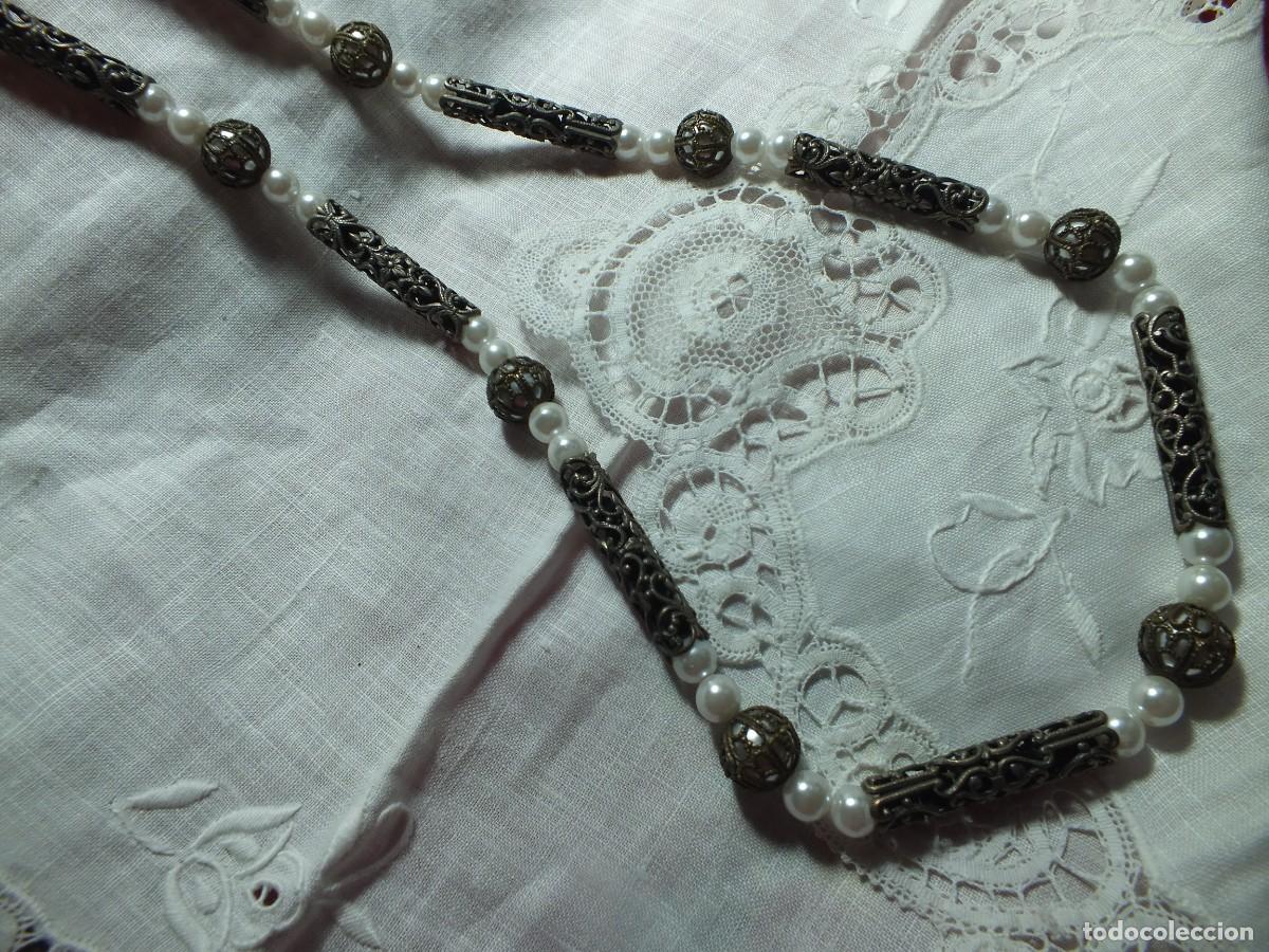 Joyeria: COLLAR DE BISUTERIA CON ABALORIOS MET&Aacute;LICOS - Foto 4