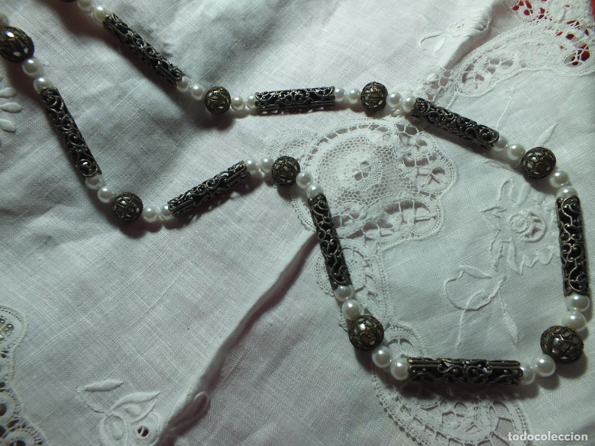 Joyeria: COLLAR DE BISUTERIA CON ABALORIOS MET&Aacute;LICOS - Foto 5