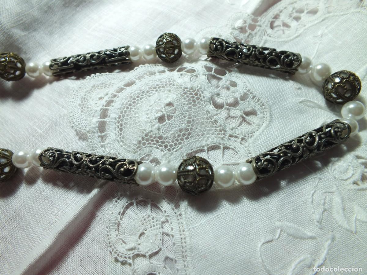 Joyeria: COLLAR DE BISUTERIA CON ABALORIOS MET&Aacute;LICOS - Foto 2