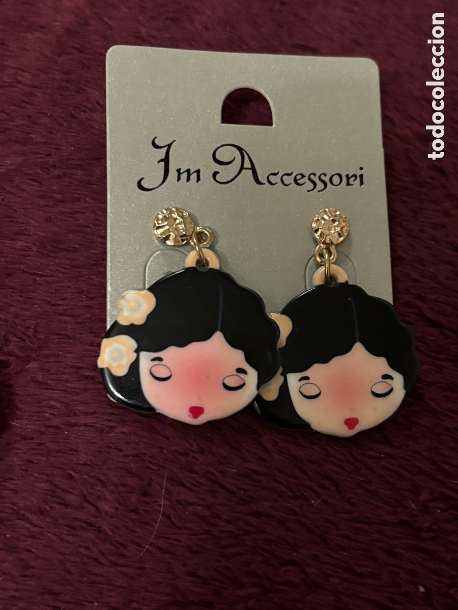 Joyeria: 3 pares de pendientes de bisuter&iacute;a - Foto 2