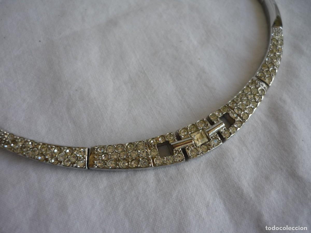 Joyeria: Gargantilla de acero y pedrer&iacute;a - Foto 2