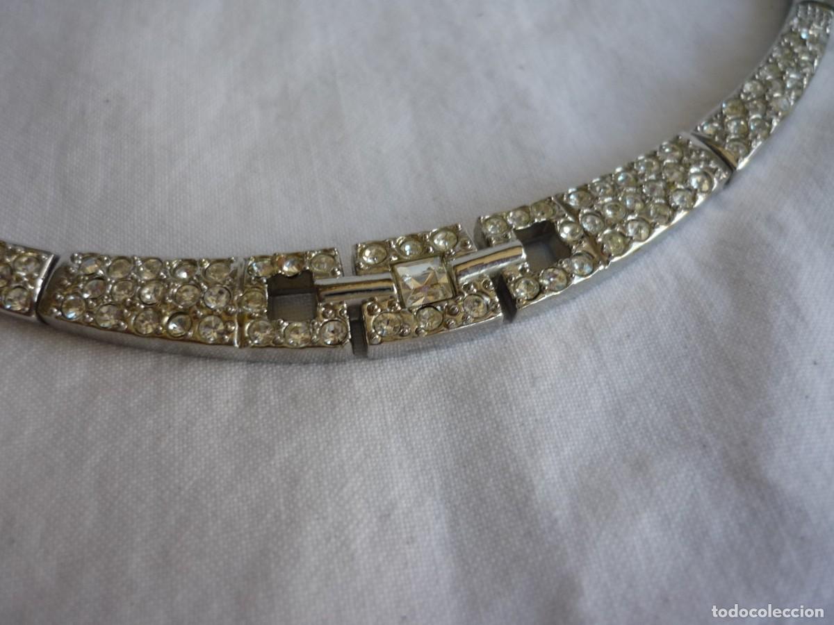 Joyeria: Gargantilla de acero y pedrer&iacute;a - Foto 3