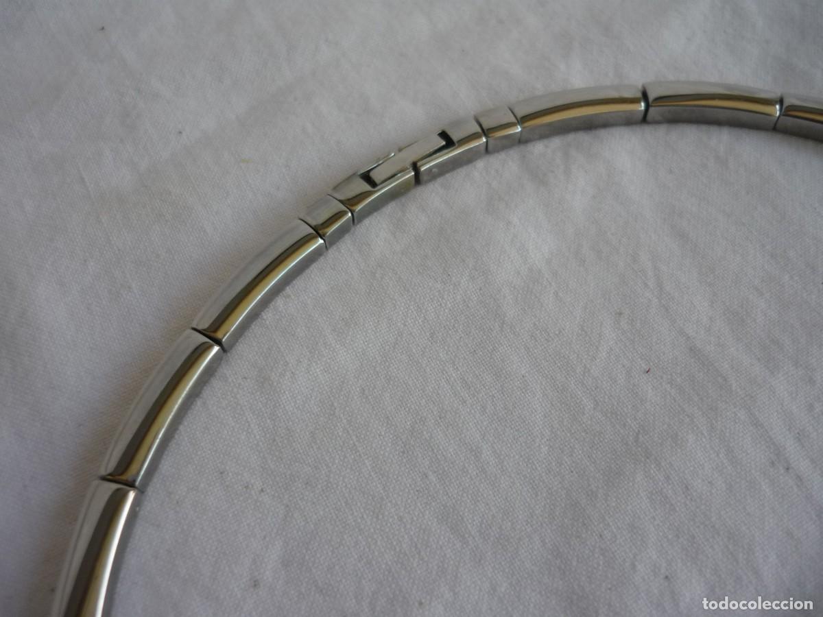 Joyeria: Gargantilla de acero y pedrer&iacute;a - Foto 4