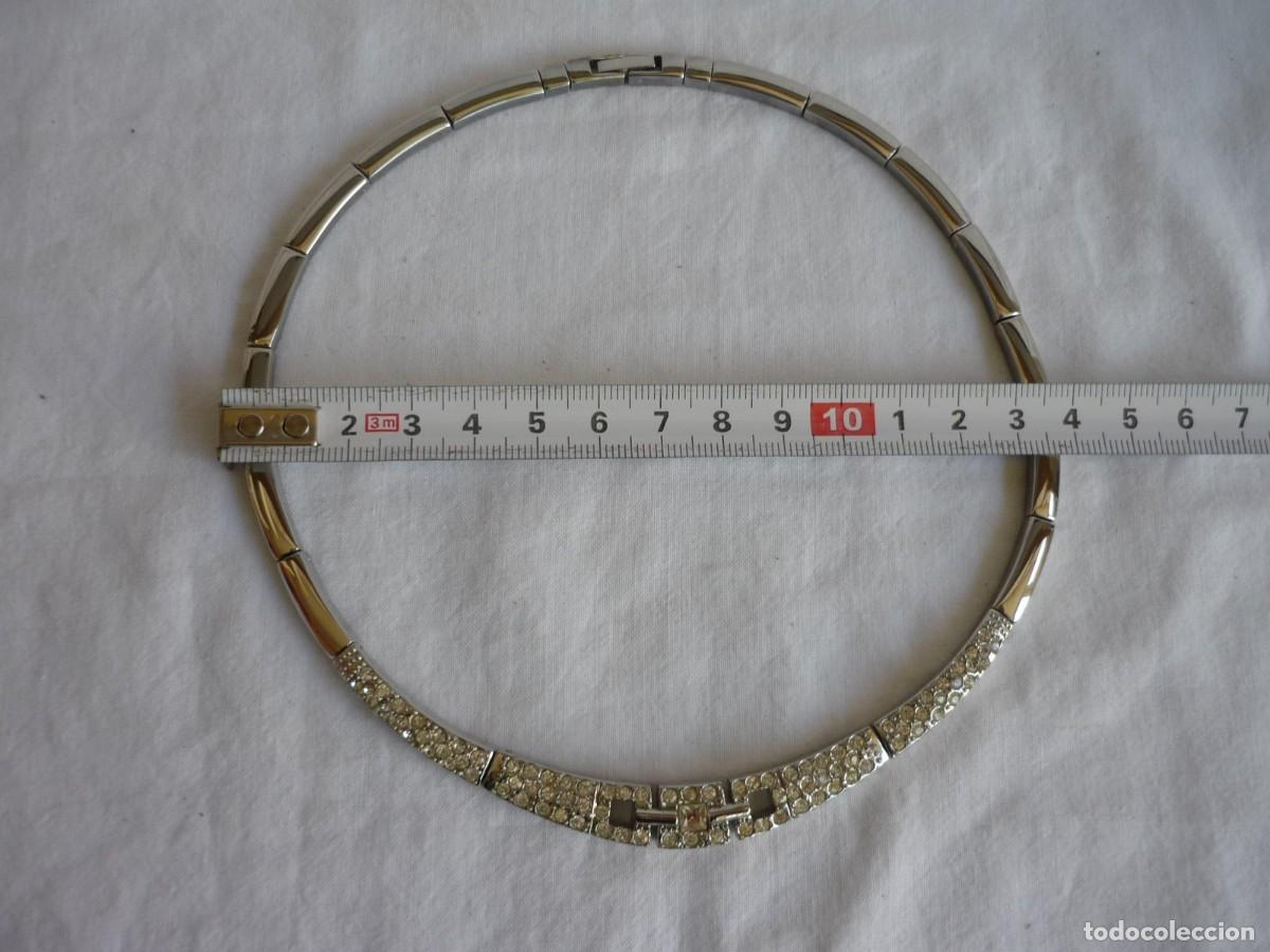 Joyeria: Gargantilla de acero y pedrer&iacute;a - Foto 5