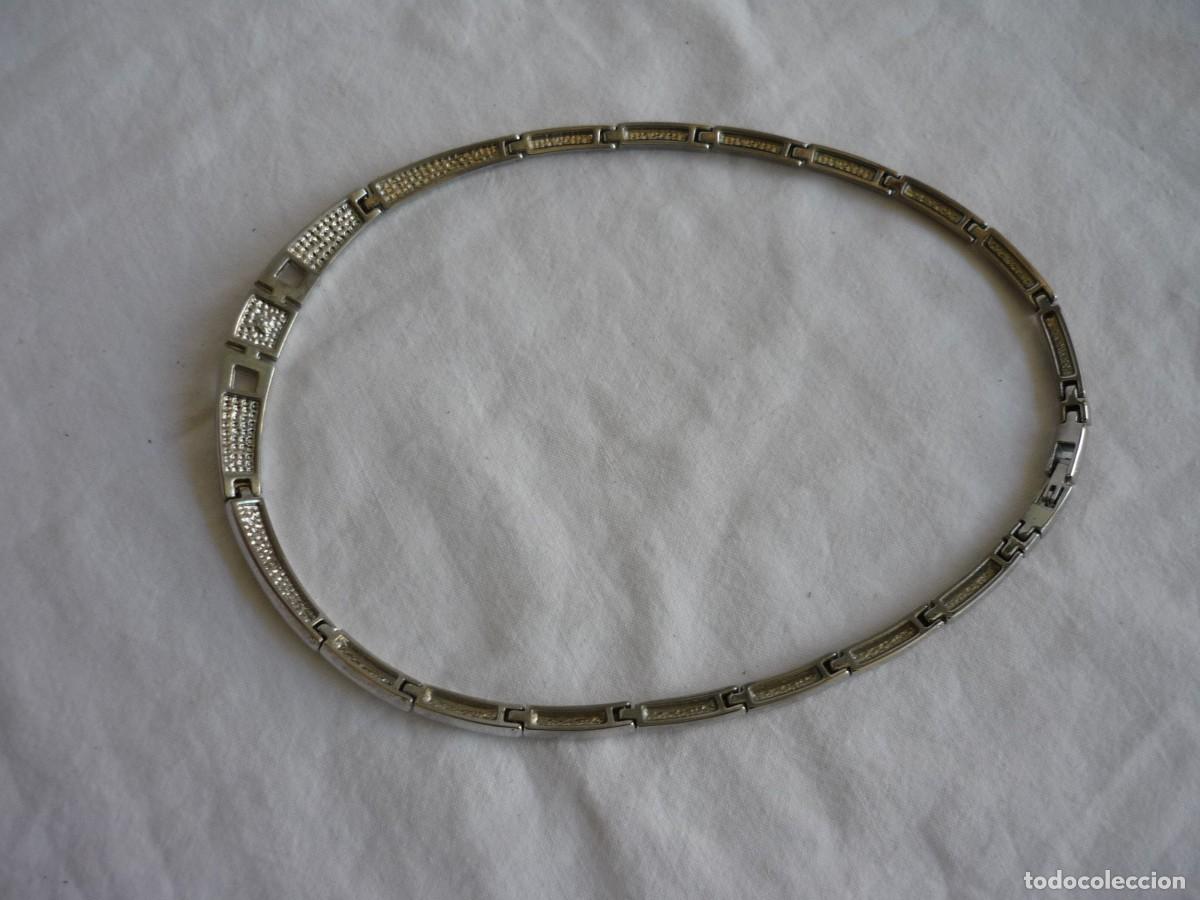 Joyeria: Gargantilla de acero y pedrer&iacute;a - Foto 6