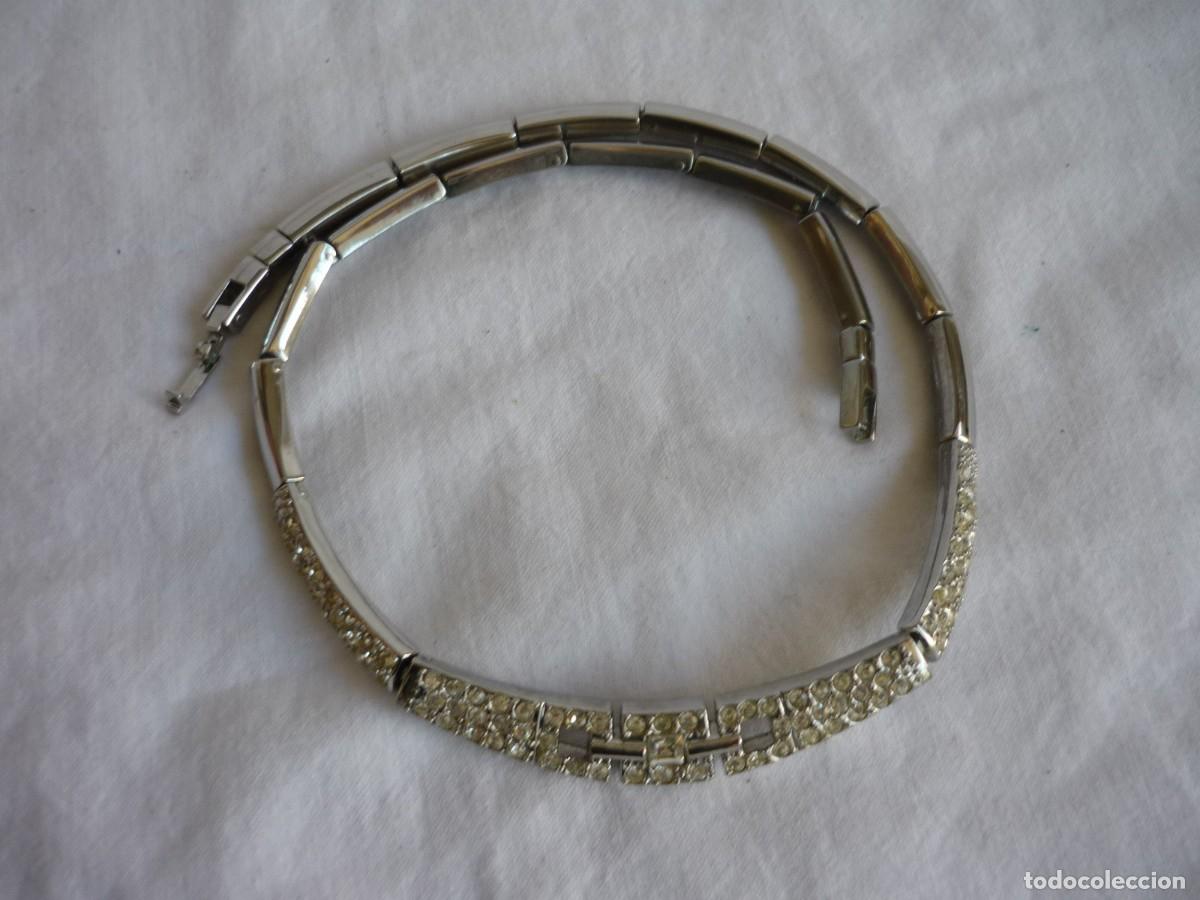 Joyeria: Gargantilla de acero y pedrer&iacute;a - Foto 7
