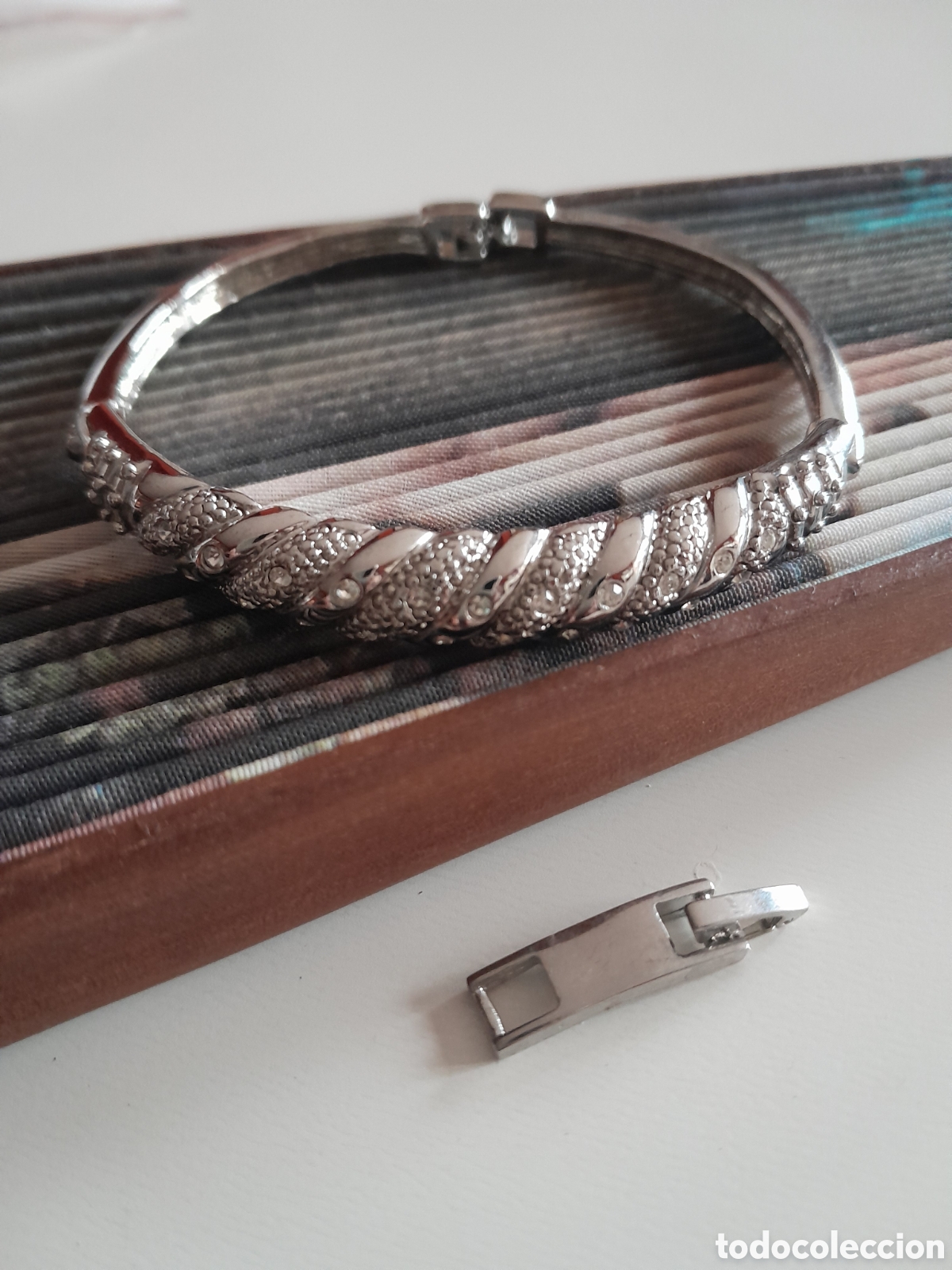 Joyeria: ESCLAVA ARTICULADA CON STRASS Y DOBLE CIERRE - Foto 3