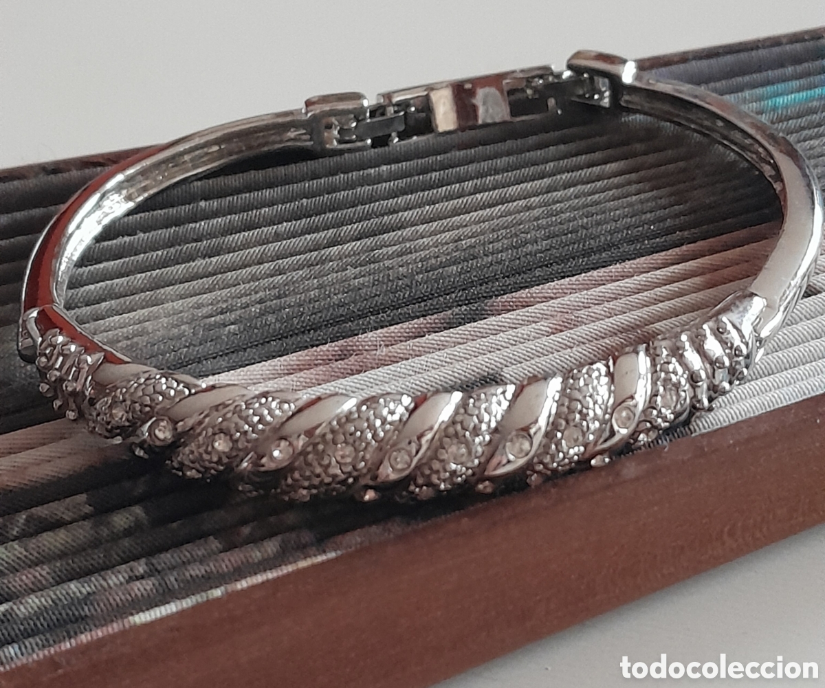 Joyeria: ESCLAVA ARTICULADA CON STRASS Y DOBLE CIERRE - Foto 4
