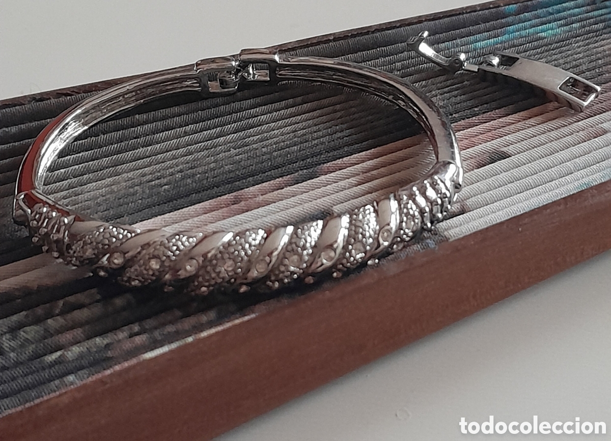 Joyeria: ESCLAVA ARTICULADA CON STRASS Y DOBLE CIERRE - Foto 1