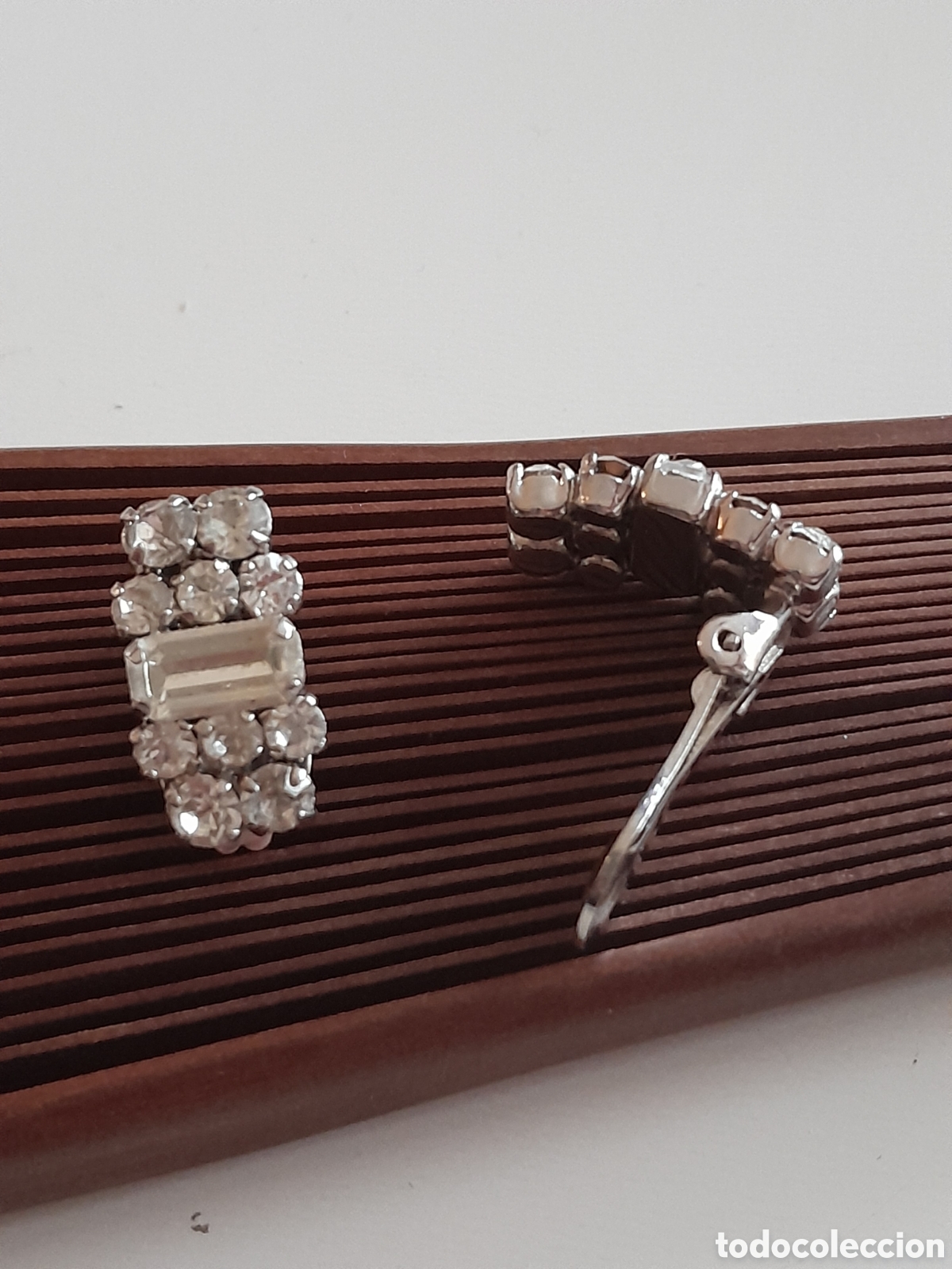 Joyeria: PENDIENTES DE PINZA CON CRISTAL. - Foto 1
