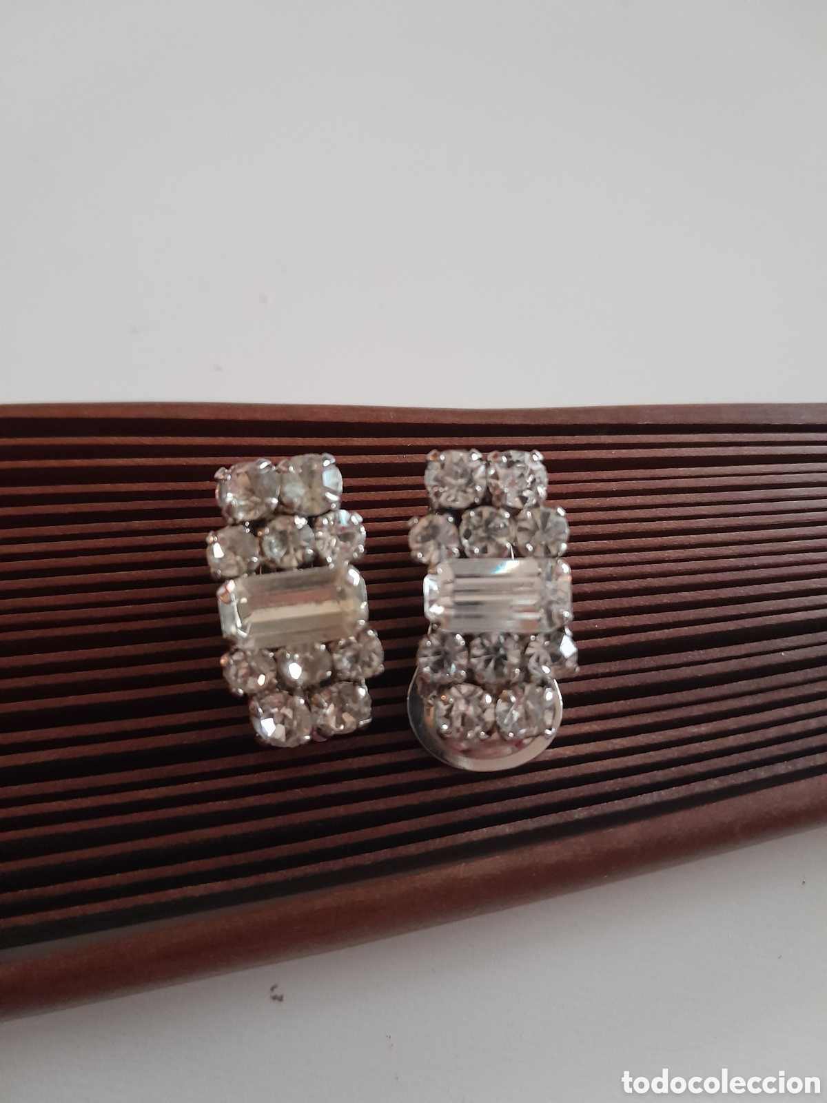 Joyeria: PENDIENTES DE PINZA CON CRISTAL. - Foto 5