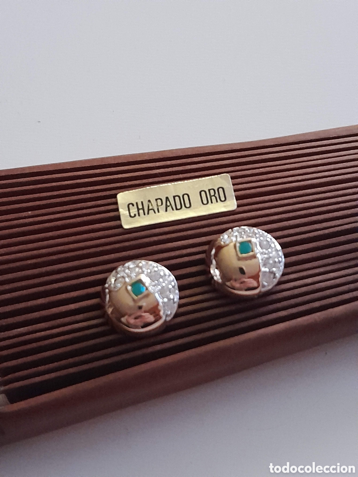 Joyeria: PENDIENTES CON CRISTAL Y ESMERALDA CREADA - Foto 6