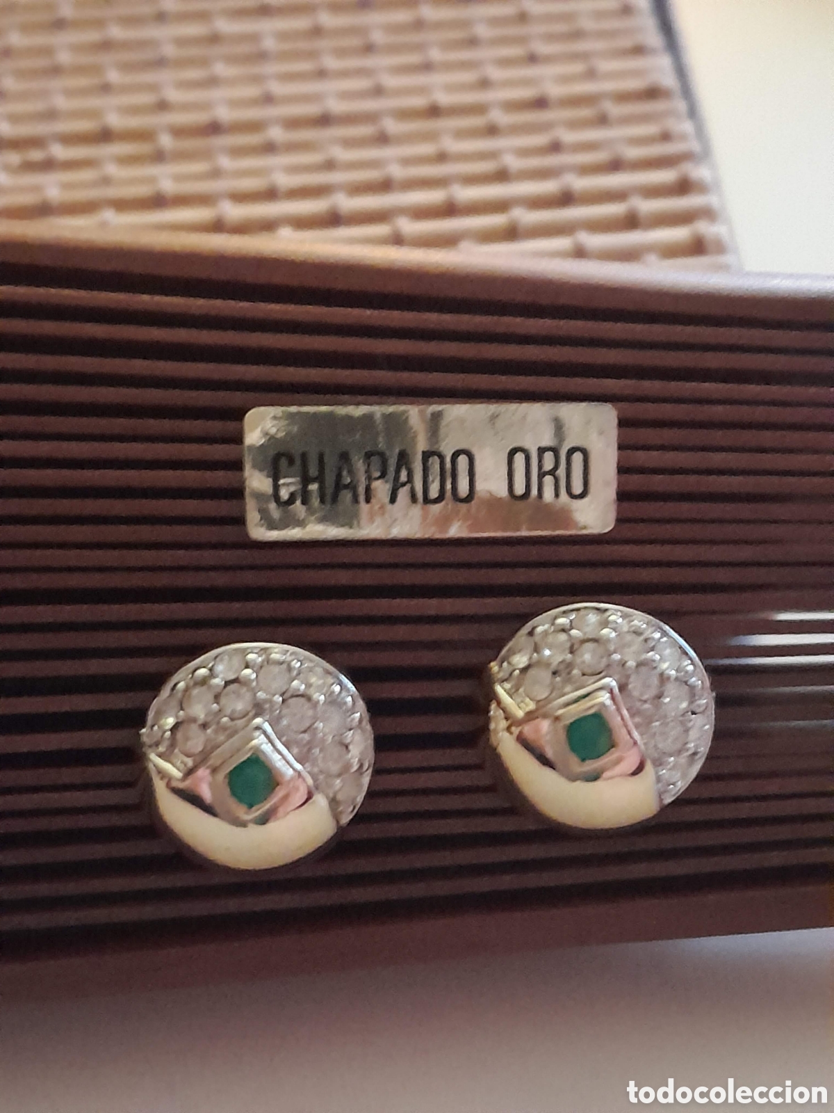 Joyeria: PENDIENTES CON CRISTAL Y ESMERALDA CREADA - Foto 7