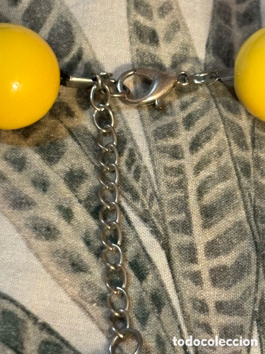 Joyeria: Gargantilla de bolas amarillas - Foto 2