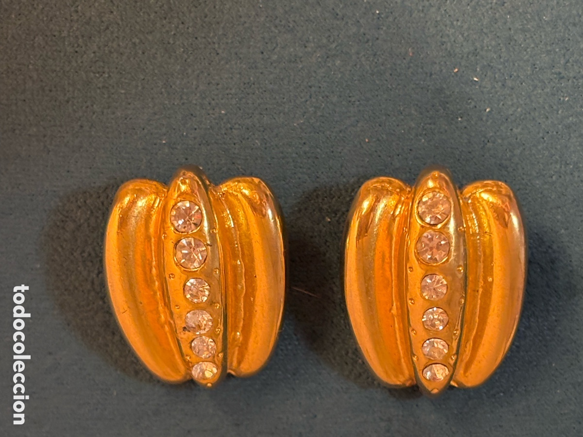 Joyeria: Pendientes metal dorado de Cl&iacute;p - Foto 1