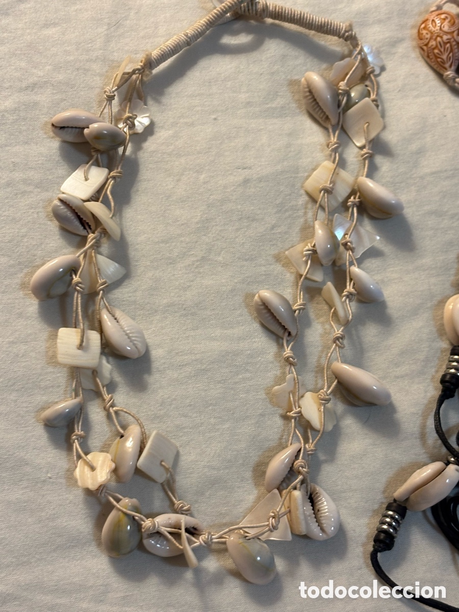Joyeria: Lote de seis collares estilo hippy - Foto 4