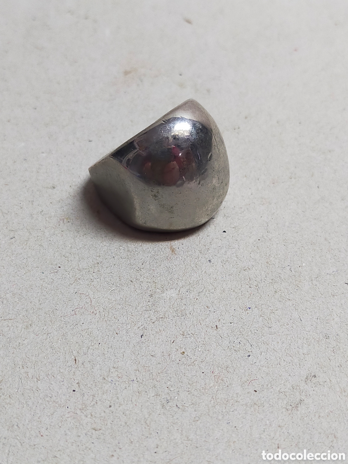 Joyeria: ANILLO DE METAL PLATEADO. - Foto 2