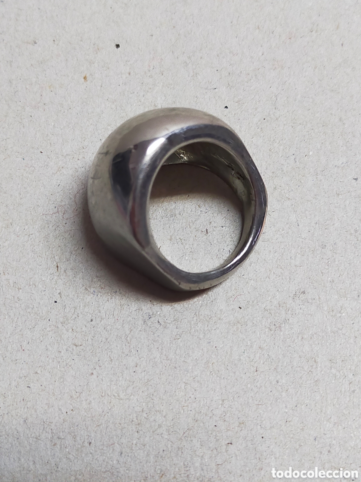 Joyeria: ANILLO DE METAL PLATEADO. - Foto 4
