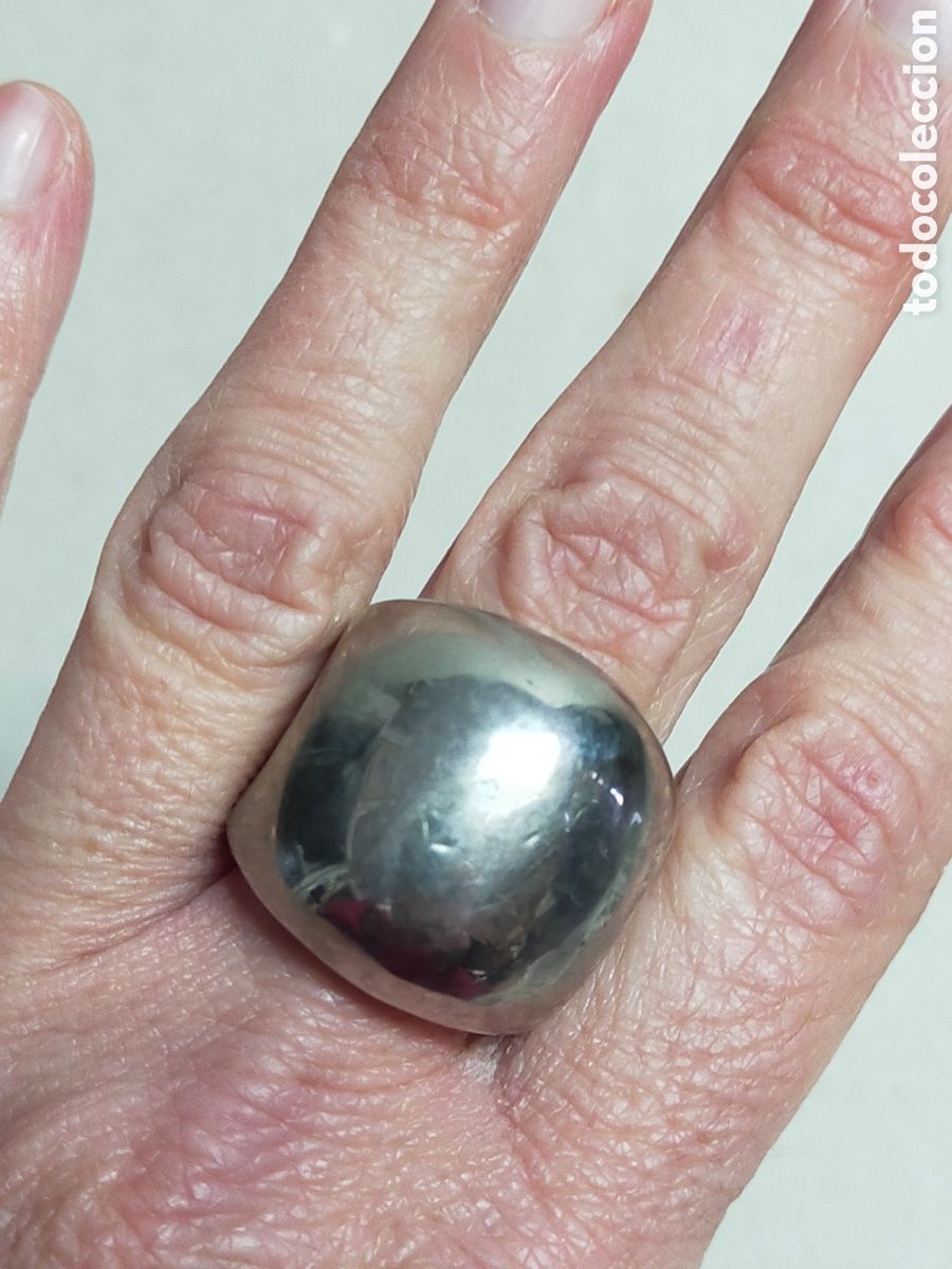 Joyeria: ANILLO DE METAL PLATEADO. - Foto 5